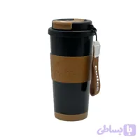 تراول ماگ 550میل دور چرم دو حالته