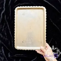 سینی وروشو چایخوری فوق العاده سنگین – ابعاد ۳۸ در ۲۸ – پهلوی – قدیمی