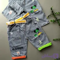 شلوارک بچه‌گانه لی دم پا رنگی