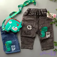شلوارک لی بچه‌گانه دایناسوری