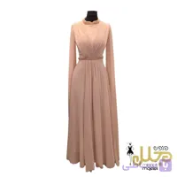 پیراهن ماکسی حریر شنل‌دار