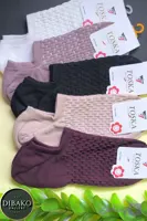 جوراب نخی با طرح بافت