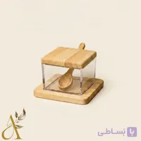 مربا خوری تک چوبی مربع کد41811