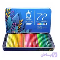 مدادرنگی 72 رنگ جعبه فلزی آرتیست ام کیو