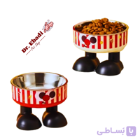 ظرف آب و غذای عروسکی پادار