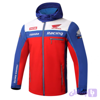 کاپشن سافت شل موتورسواری Honda Racing HRC زمستانه