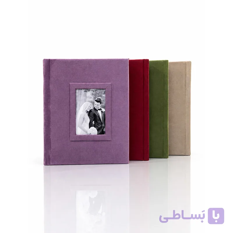 آلبوم عکس چسبی مخمل ایشیل سایز A4