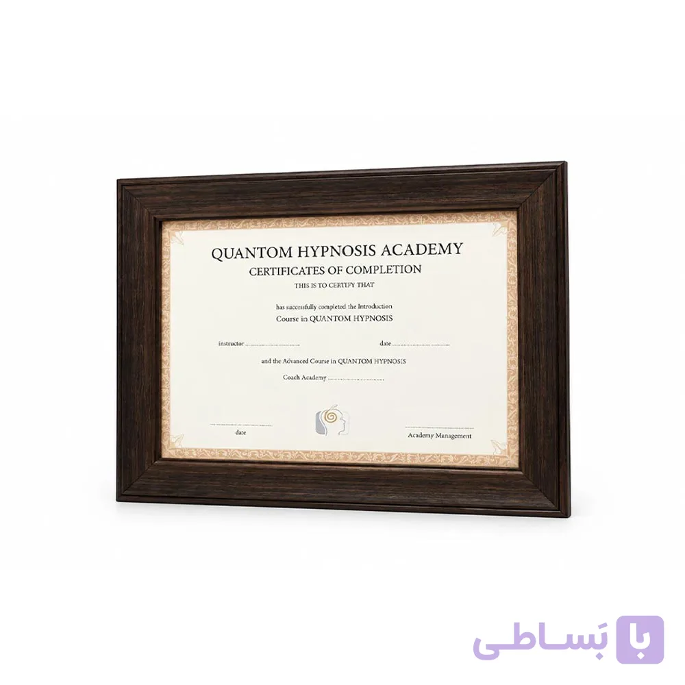 قاب مدرک و عکس A4 پهن (پروفیل ۴ سانتی) ایشیل فریم