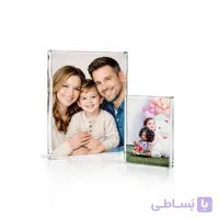 قاب عکس مگنتی پلکسی گلاس شفاف ایشیل فریم (رومیزی و مگنتی یخچالی)