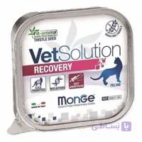ووم (غذای تر کامل) درمانی – رژیمی گربه مونژه ایتالیا مدل ریکاوری – Monge VetSolution Recovery Feline Wet وزن ۱۰۰ گرم