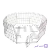 پارک محدود کننده حیوانات خانگی فلزی هشت ضلعی 60*60