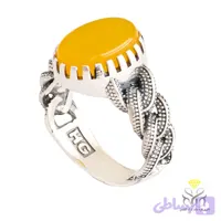 انگشتر شرف الشمس نقره مردانه + حکاکی کد 1156