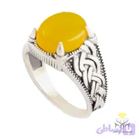 انگشتر شرف الشمس نقره مردانه + حکاکی کد 1158