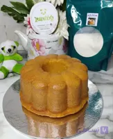 پودر کیک خانگی وانیلی