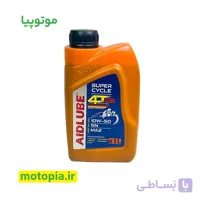 روغن موتور ایدلوب Aidlube مدل SN JASO MA2 حجم ۱ لیتر (10w-50)