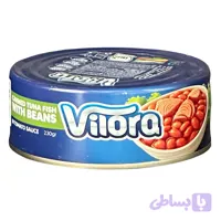کنسرو ماهی تن با لوبیا چیتی ویلورا - 230 گرم