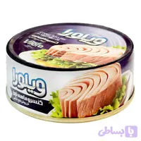کنسرو ماهی تن در روغن مایع گیاهی ویلورا - 120 گرم