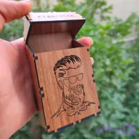 جعبه چوبی سیگار/ جاسیگاری