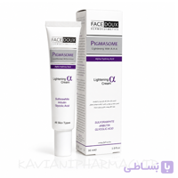 کرم ضد لک و روشن کننده صورت حاوی AHA فیس دوکس مدل پیگمازوم 30 میل