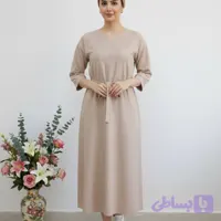 کفتان کمربندی یقه کوبایی آیوا code : 3060