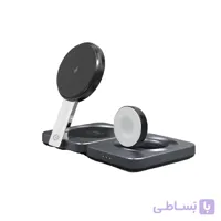 شارژر بی سیم مگ سیف 3 در 1 پاورولوژی مدل PWCUQC027