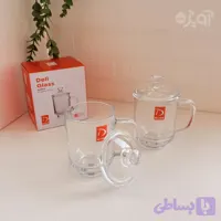 لیوان درب دار برند دلی وارداتی