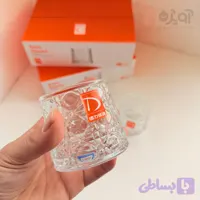 پک لیوان طرح چند ضلعی برند دلی- وارداتی