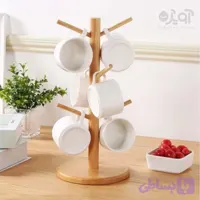 استند لیوان بامبو 6 شاخه