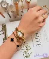 ساعت مچی النگویی کارتیر صفحه سفید بیضی