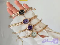 ساعت مچی زنانه بیضی بک استیل ابکاری قوی اعداد رومی