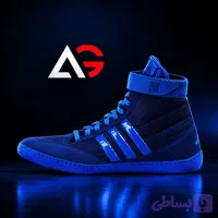 کفش کشتی آدیداس کامبت اسپید ۴ بلوبری Adidas Combat Speed 4 Blueberry