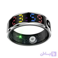 حلقه هوشمند ورزشی صفحه رنگی اسمارت رینگ SR08-pro با شارژر باکس رایگان