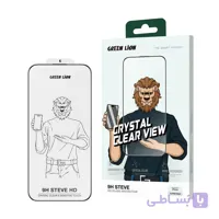 گلس گوشی اپل iPhone 16 گرین لاین مدل 9H steve