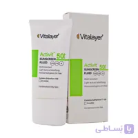 فلویید ضدآفتاب SPF50 پوست چرب اکتی ویت (بی رنگ) ویتالیر 50 میلی لیتر