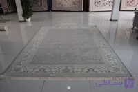 فرش طرح الین نقره ای کد 46159