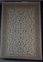فرش طرح لیندا کرم سفید کد 46966