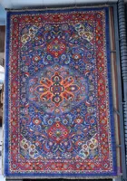 فرش طرح سلطان آباد شیراز آبی کد 46733