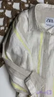 شومیز زنانه برند ZARA راه راه