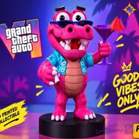 اکشن فیگور ماکا تمساحه نسخه کالکتور جی‌ تی‌ ای | Macca the Gator Figure GTA VI Collector’s Edition