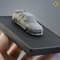 کیت ماکت ماشین نیسان اسکایلاین جی‌تی‌آر R34 اختصاصی | Nissan Skyline GTR R34 Kit Card