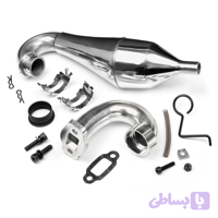 اگزوز شیپوری #87401 - ALUMINUM TUNED PIPE SET W/ HD STEEL HEADER (BAJA)(کارکرده )