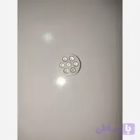شبرنگ سکه ای هفت نگین بدنه سفید