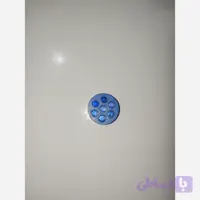 شبرنگ سکه ای هفت نگین بدنه آبی