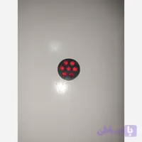 شبرنگ سکه ای هفت نگین بدنه مشکی
