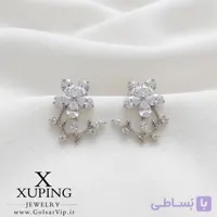گوشواره گل فانتزی ژوپینگ | کد 323