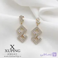گوشواره فول نگین بینهایت ژوپینگ | 343