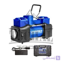 کمپرسور فندکی دو سیلندر با لوازم (AC/DC) ویوارکس مدل VR1207-ACT