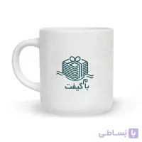 ماگ سرامیکی سفید 325 سی سی کد MC007