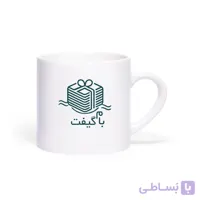 ماگ سرامیکی سفید 180سی سی کد MC003