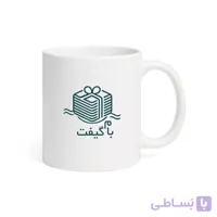 ماگ سرامیکی سفید استاندارد 330 سی سی کد MC001